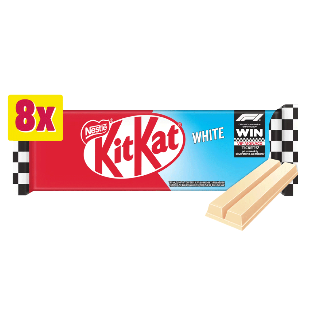 NESTLE KITKAT WHITE 165.6G 8PACK